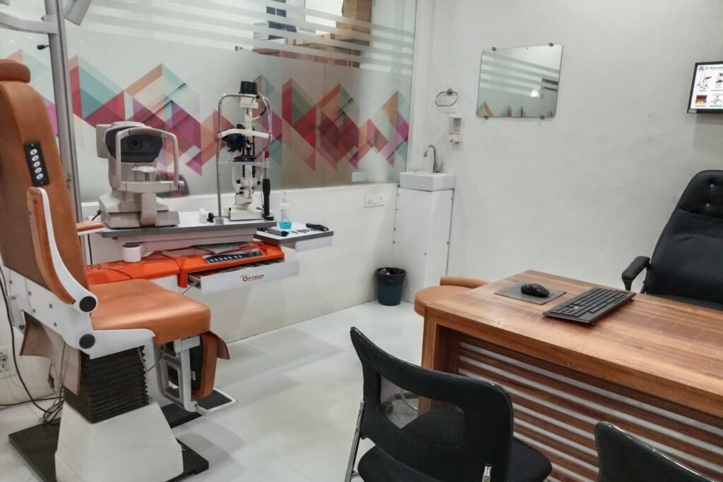 Doctors Chamber of Anandam Netralaya - Nagda Branch